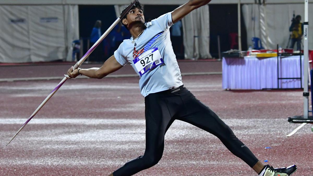 Manu sets men’s javelin record with 81.23m throw at 61st National Open